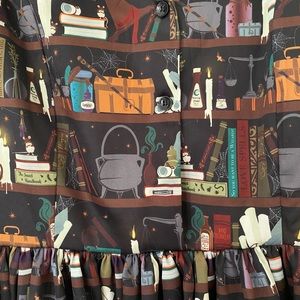 Lindy Bop Halloween Witch Book Dress